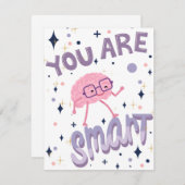 IM SLIMME HERSENEN, STUDENT FEESTDAGENKAART (Voorkant / Achterkant)