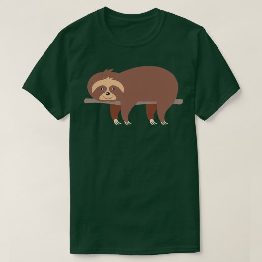 Im Sloth Im Happy Triblend T-shirt (Design voorkant)