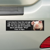 IM SMART BUMPERSTICKER (Op auto)