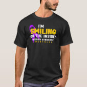 i'm Smiling On The Inside Moebius Syndrome Awarene T-shirt (Voorkant)