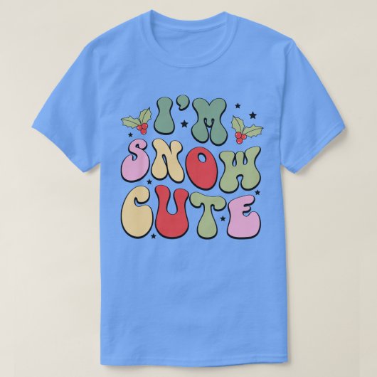 Im sneeuw schattig 2 t-shirt (Design voorkant)