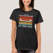 I'm So Bowverwhelmed By This View Backprint Canoe T-shirt (Voorkant)