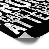 I'm So Broke I Can't Even Pay Attention  Poster (Hoek)