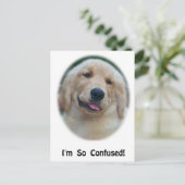 "I'm So Confused" Funny T-Shirts & Gifts Briefkaart (Staand voorkant)