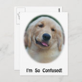 "I'm So Confused" Funny T-Shirts & Gifts Briefkaart (Voorkant / Achterkant)