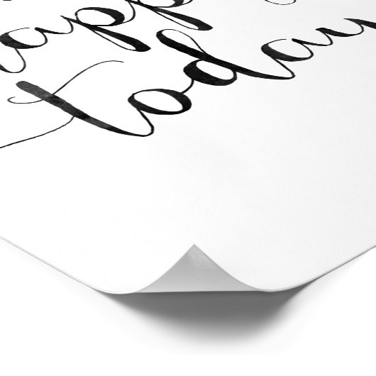 I'm So Happy Today Poster (Hoek)