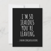 I'm So Jealous You're Leaving Save The Date (Voorkant)