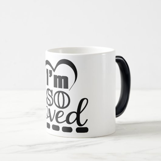 i'm so loved magische mok (Voorkant rechts)