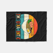 I'm So Ramentic - Matching Couple Ramen Noodles Lo Fleece Deken (Voorkant (Horizontaal))