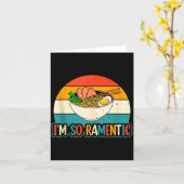 I'm So Ramentic - Matching Couple Ramen Noodles Lo Kaart (Gele Bloem)