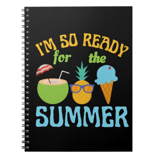 Im So Ready For The Summer-Summer-Beach-Ocean Notitieboek (Voorkant)