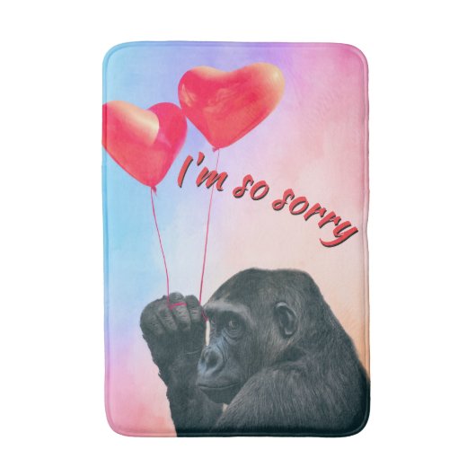 "I'm so sorry" Badmat (Voorkant Verticaal)