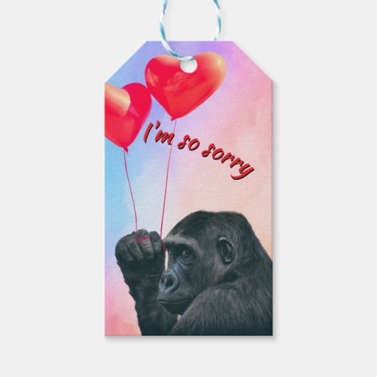 "I'm so sorry" Cadeaulabel (Voorkant)