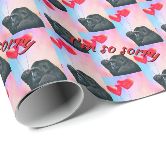 "I'm so sorry" Cadeaupapier (Rol Hoek)