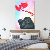 "I'm so sorry" Canvas Afdruk (Insitu (Slaapkamer))