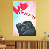 "I'm so sorry" Canvas Afdruk (Insitu (Woonkamer))
