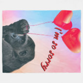 "I'm so sorry" Fleece Deken (Voorkant (Horizontaal))