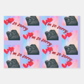 "I'm so sorry" Inpakpapier Vel (Voorkant 3)