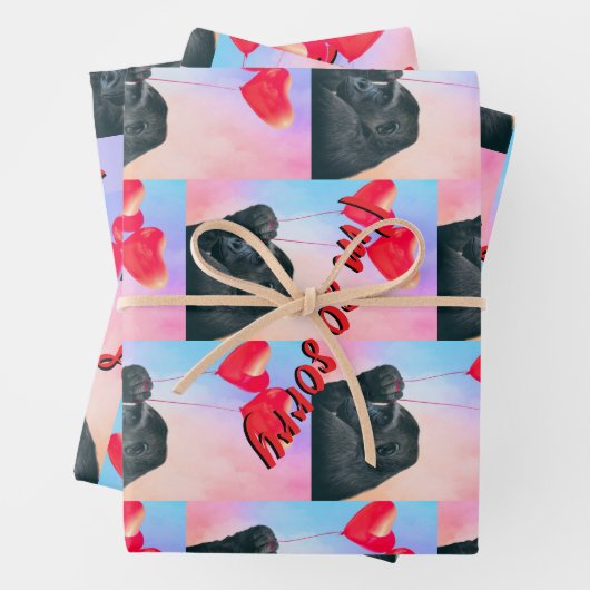 "I'm so sorry" Inpakpapier Vel (In situ)