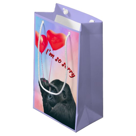 "I'm so sorry" Klein Cadeauzakje (Voorkant Gekanteld)