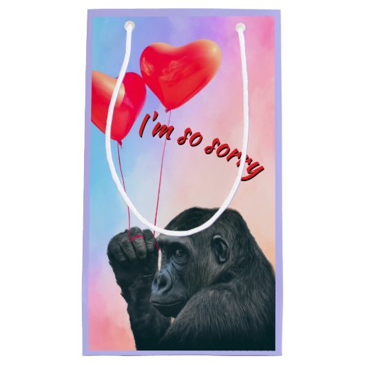 "I'm so sorry" Klein Cadeauzakje (Voorkant)