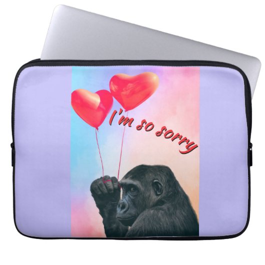 "I'm so sorry" Laptop Sleeve (Voorkant)