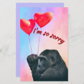 "I'm so sorry" Papiervel (Voorkant / Achterkant)