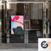 "I'm so sorry" Raamsticker (Kantoordeur)