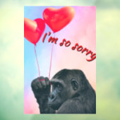 "I'm so sorry" Raamsticker (Vel 3)