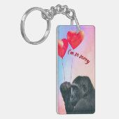 "I'm so sorry" Sleutelhanger (Voorkant Links)