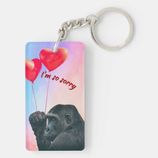 "I'm so sorry" Sleutelhanger (achterkant)