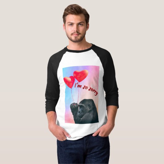 "I'm so sorry" T-shirt (Voorkant volledig)