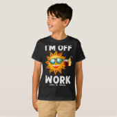 I'm Solar Eclipse Sun Off Work T-shirt (Voorkant volledig)