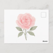 I'm Sorry/Apology\ Forgiveness Floral  Briefkaart (Achterkant)