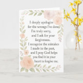 I'm Sorry/Apology\ Forgiveness Floral  Kaart (Gele Bloem)