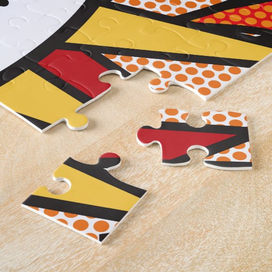 I'M SORRY Fun Retro Comic Book Pop Art Legpuzzel (Zijkant)