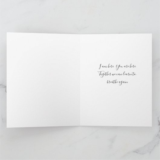 I'm Sorry. We'll Get Through This Together Kaart (Binnen)