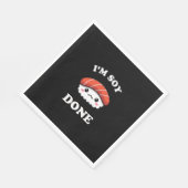 I'm Soy done Kawaii Sushi Servet (Hoek)