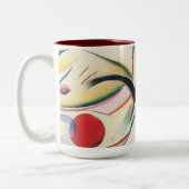 I'm space tweekleurige koffiemok (Links)