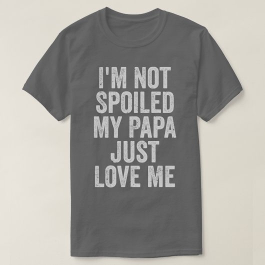 IM Spoorde mijn papieren niet gewoon van me houden T-shirt (Design voorkant)