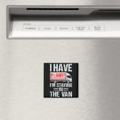 I'm Staying In Tha Van Funny Phasmophobia Gamer Me Magneet (Insitu (Vaatwasser))