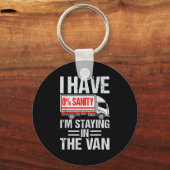 I'm Staying In Tha Van Funny Phasmophobia Gamer Me Sleutelhanger (Voorkant)