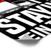 I'm Staying In Tha Van Funny Phasmophobia Gamer Wo Poster (Hoek)