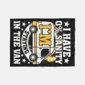 I'm Staying In Tha Van Funny Phasmophobia Women Ma Fleece Deken (Voorkant (Horizontaal))