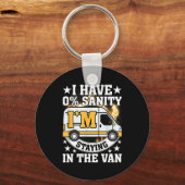 I'm Staying In Tha Van Funny Phasmophobia Women Ma Sleutelhanger (Voorkant)