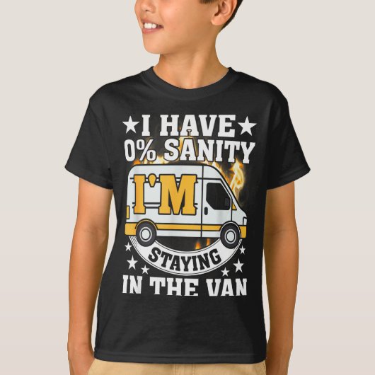I'm Staying In Tha Van Funny Phasmophobia Women Ma T-shirt (Voorkant)