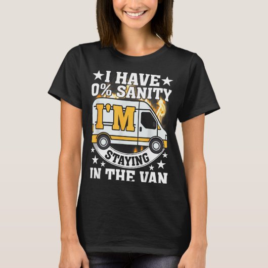 I'm Staying In Tha Van Funny Phasmophobia Women Ma T-shirt (Voorkant)
