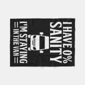 I'm Staying In Tha Van Phasmophobia Funny Drivers Fleece Deken (Voorkant (Horizontaal))
