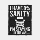 I'm Staying In Tha Van Phasmophobia Funny Drivers  Fleece Deken (Voorkant)
