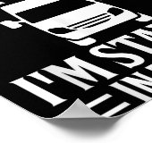 I'm Staying In Tha Van Phasmophobia Funny Drivers Poster (Hoek)